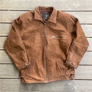 Vintage Land Rover Heritage cow hide leather jacket